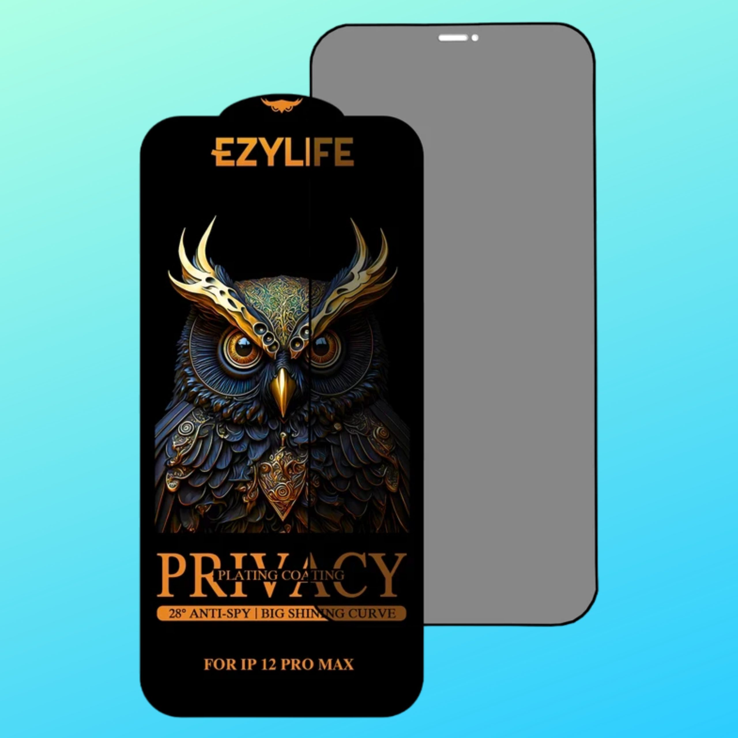 Micas de Vidrio Ezylife Antiespia Antiestatic Superior 0.4mm - Redmi 12c